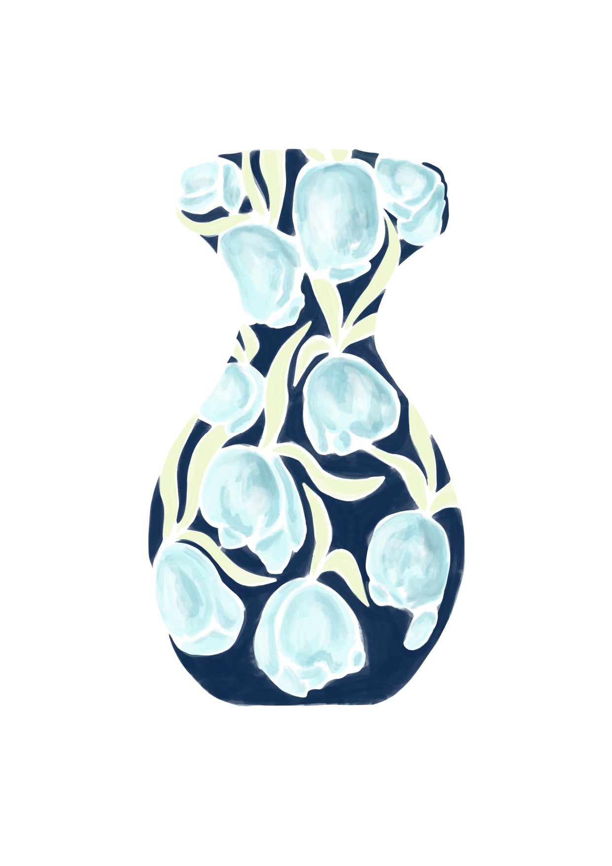 Vase Bleu